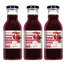 有機思維 有機石榴原汁 350ml，富含膳食纖維、維他命C和鉀，愛美女性不可或缺, 3瓶