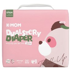 MOTHER-K K-MOM 頂級超薄瞬吸玩睡褲/尿布 19kg以上, 3XL, 28片
