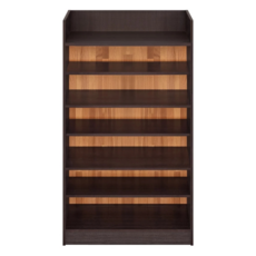 HOPMA 合馬家具 艾爾七層鞋櫃, 歐盟E1高密度塑合板, 寬60X 深32 X 高110cm, 台灣生產, DIY商品, 黑胡桃配拼版柚木, 7層