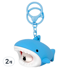ii GEN 一正 躲貓貓鯊魚軟軟玩偶鑰匙圈 北極熊, 2個