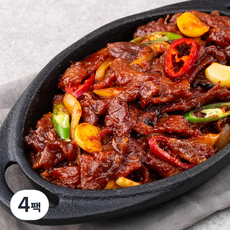 조르니키친 한돈 맛있게 매운 직화 제육볶음, 400g, 4팩