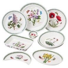 포트메리온 보타닉가든 2인 홈파티 식기 세트 10p, 혼합색상, 식기세트 7종, 1세트