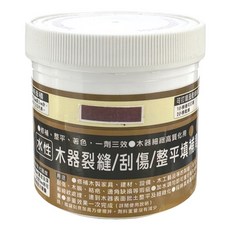 十田修繕 紅木色木器修補泥 200g 木家具/木門/木板裂縫刮傷填補, 1罐
