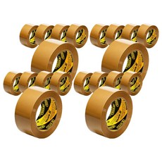 신일 박스 테이프 경포장 48mm x 80m, 황색, 20개
