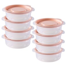 Xeonic Rice nice冷凍米飯保鮮盒 粉紅色, 保鮮盒 420ml, 8個