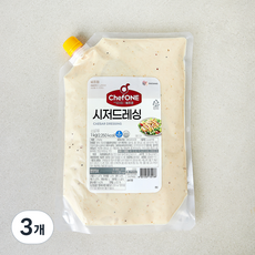 쉐프원 시저드레싱, 1kg, 3개