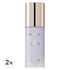에코 소울 비건 브라이트 업 메이크업 베이스 50ml, 02 라벤더, 2개
