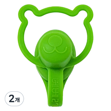 Bebe2781幼兒用副食品防漏蓋, 2個, C 4 綠色, 100ml