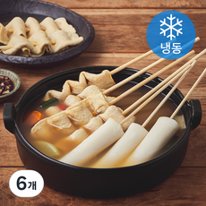 고래주방 물떡 & 꼬치어묵 (냉동), 448g, 6개