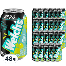웰치스 제로 샤인머스캣, 48개, 355ml