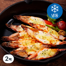 갈릭버터맛 버터플라이 통새우 8미 (냉동), 250g, 2팩