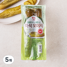 생채움 아삭오이지, 300g, 5개