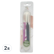 Sunland HAJIME 不鏽鋼粉刺夾, 尖頭型, MUAC006, 2支