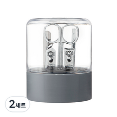 THREE SEVEN 實惠型指甲剪 6入組 KR-050C, 2套, 銀色