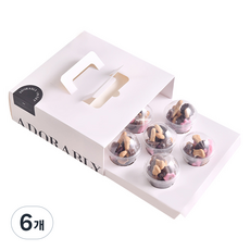 DIYOU 巧克力棒製作 蛋糕鬆鬆 A077 禮盒組, 6個, 巧克力棒製作 6種