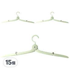 葉子小舖 伸縮迷你摺疊衣架, 顏色隨機, 15個