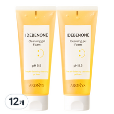 메디플라워 아로닉스 이데베논 클렌징 젤 폼, 150ml, 12개