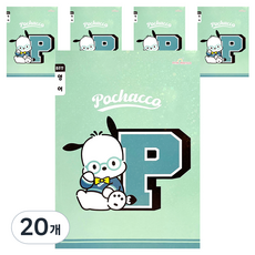 핑크망고 산리오 초등 영어노트 좁은칸, 포차코, 20개