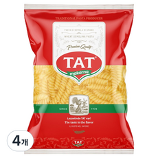 TAT 푸질리 파스타면, 500g, 4개