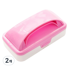 DM 靜電菱格紋清潔除塵刷, 粉紅色, 2個