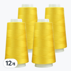 유니크 프리미엄 OWL 코아사 45수2합, 11 크롬옐로우, 12개