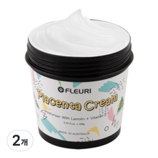 플루리 양 태반 라놀린 영양 크림, 100g, 2개