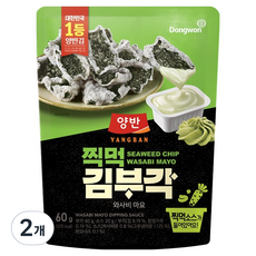 Dongwon 東遠 Yangban 兩班 海苔脆片附芥末美乃滋風味沾醬, 60g, 2包