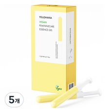 옐로하나 비건 페미닌케어 에센스젤 여성청결제 10p, 17g, 5개
