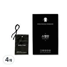 닥터진랩 스멜탄 탈취제 블랙, 30g, 4개