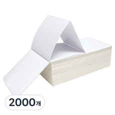 빅마운트앤컴퍼니 아마존 이베이 택배송장 감열지 접이식 라벨지 100 x 100 mm, 1칸, 2000개