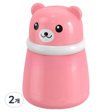 居家特選 實用小熊磨藥器兼藥盒 粉紅色, 2個
