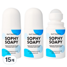 DUFT&DOFT 經典香氛滾珠體香劑 皂香, 15個, 60ml