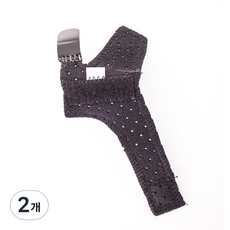 리치덕 엄지손가락보호대 스트랩형 블랙통기성, 2개