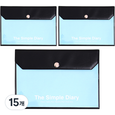 더 심플 다이어리, 15개, 블루