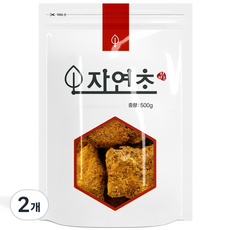 건조 차가버섯차, 500g, 2개