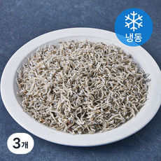 국내산 프리미엄 퀄리티 씨푸드 멸치 볶음용 (냉동), 3개, 300g