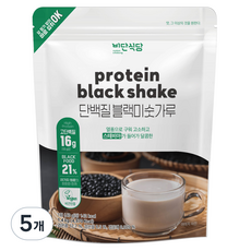 비단식당 단백질 블랙 미숫가루, 1.4kg, 5개