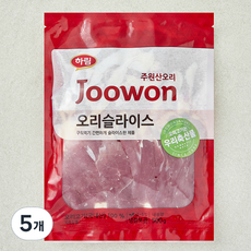 주원산오리 오리 슬라이스 (냉장), 5개, 500g