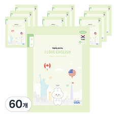 펜피아 1000 초등 1 6영어 제본노트, B옐로우그린, 60개