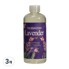 더허브스토리 바디오일 라벤더, 300ml, 3개