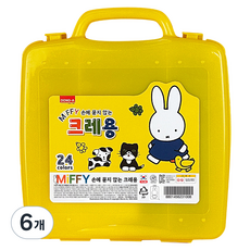 DONG-A Miffy 蠟筆, 24色, 6個