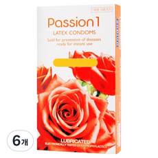 유니더스 패션1 콘돔, 6개, 10개입