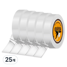 글루몬 자국없는 초강력 실리콘 클리어겔 나노 양면 테이프 10mm x 1m, 25개