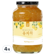 초록원 배를 넣어 더 부드러운 유자차, 1kg, 1개입, 4개