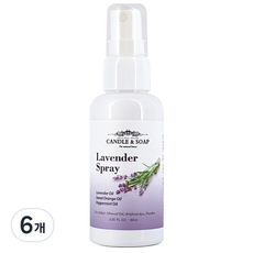 香氛噴霧 薰衣草, 60ml, 6個