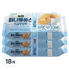 농협식품 미니웨하스 소금우유맛, 18개, 70g