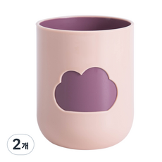 가팡 양치컵 04번 TOYA006, 퍼플, 2개