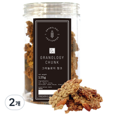 GRANOLOGY 格蘭諾拉麥片堅果脆餅, 125g, 2罐