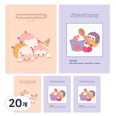 DADA SOSOFUN 小學低年級書寫10格筆記本, 隨機出貨, 20個