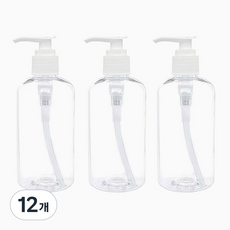 Glassdomae 按壓瓶 DTB250, 白色, 12個